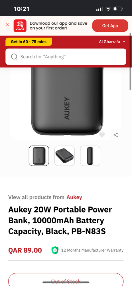 Aukey Basix Mini 20W Power Bank – 1 - 2