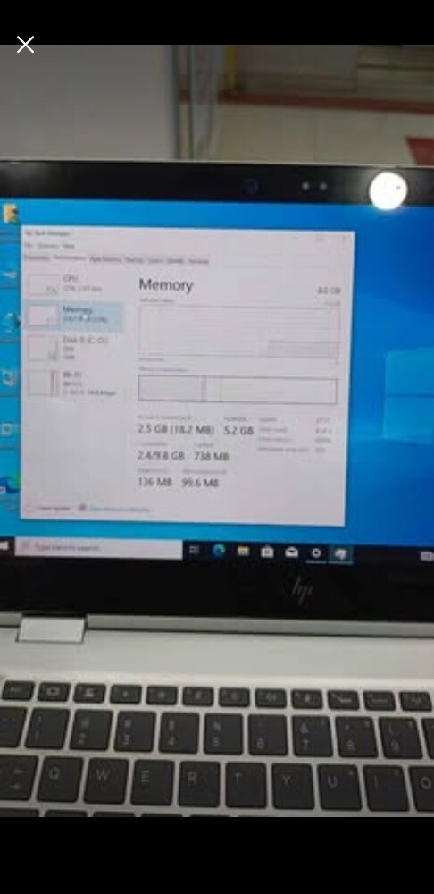 HP LAPTOP CORE i7-7600U CPU@2.80GHz - 6