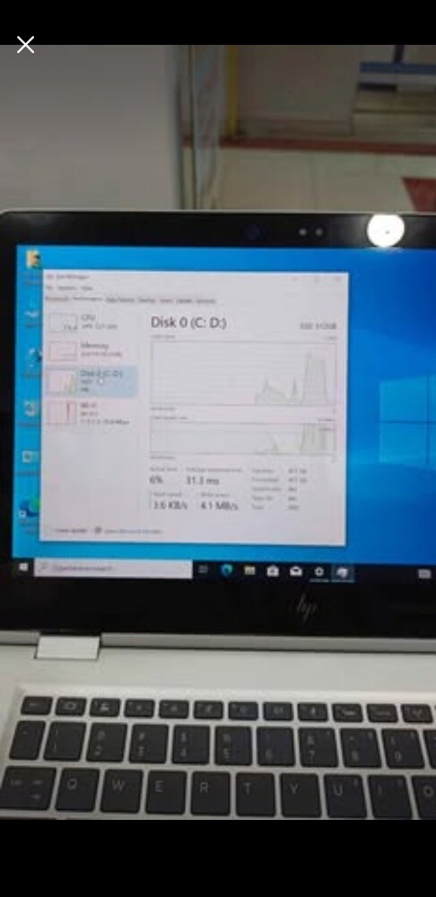 HP LAPTOP CORE i7-7600U CPU@2.80GHz - 5