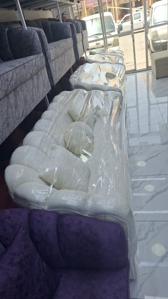 طقم كنب جديد جاهز للبيع - 2