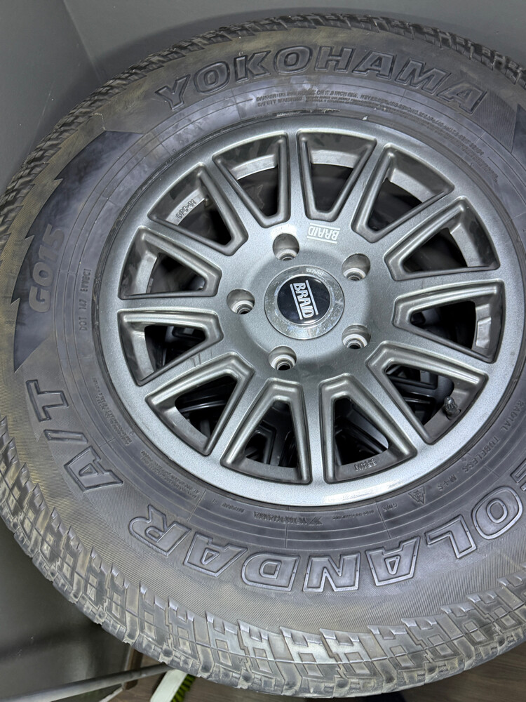 braid rim and tire - 1