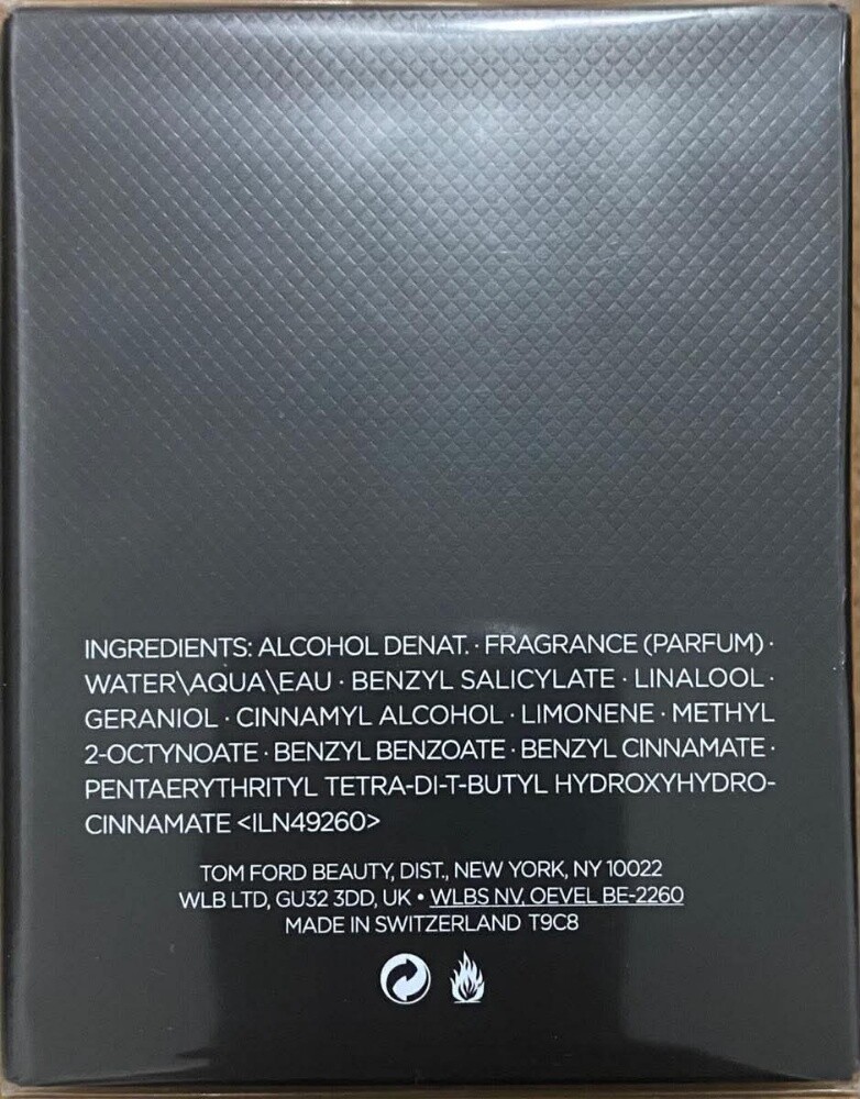 Fahrenheit PARFUMTOM FORD

TOBACCO - 5