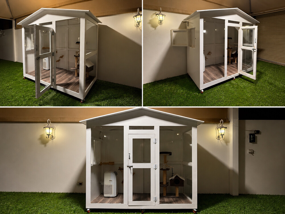 Luxury cat house used for 1 month - 1