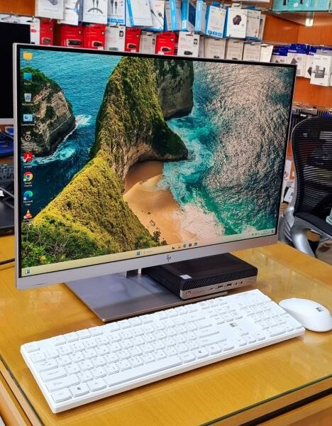HP MINI PC + 23" FRAMELESS MONITOR - 3