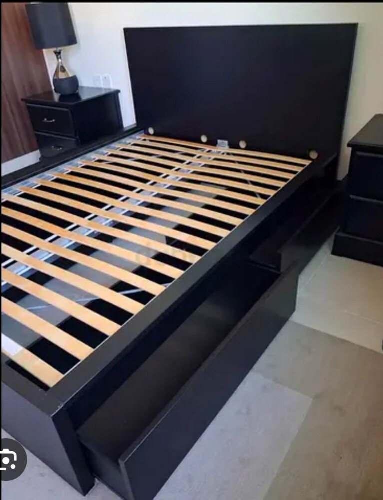 ikea malm king bed set - 3