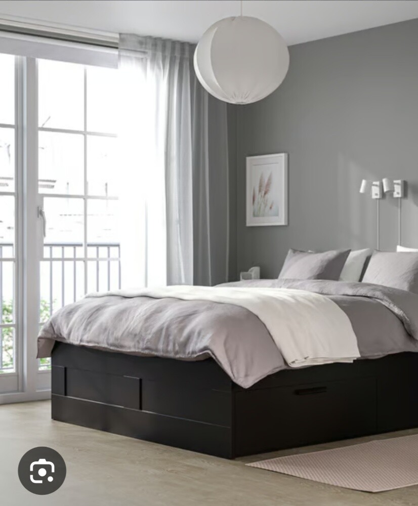 ikea malm king bed set - 1