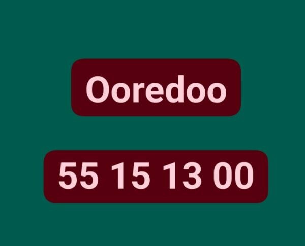 Ooredoo number 5515 1300 for sale - 1