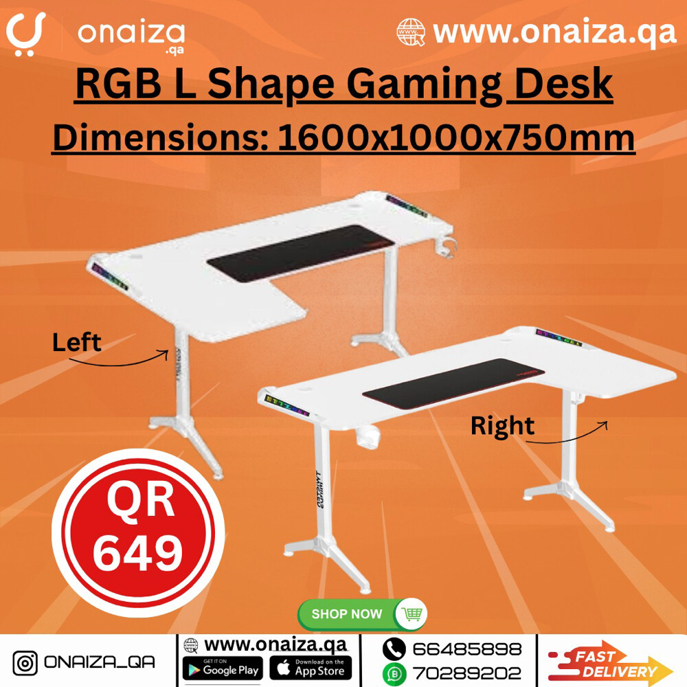 gaming desk L shape 160cm - 4