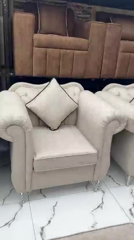 طقم كنب جديد جاهز للبيع - 3
