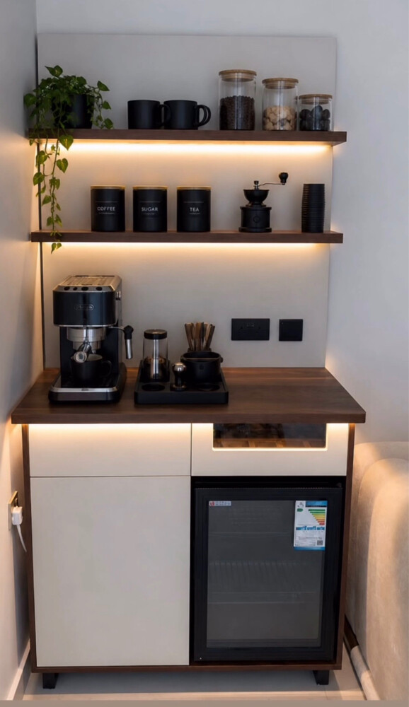 Coffee corner cabinet design  - 6