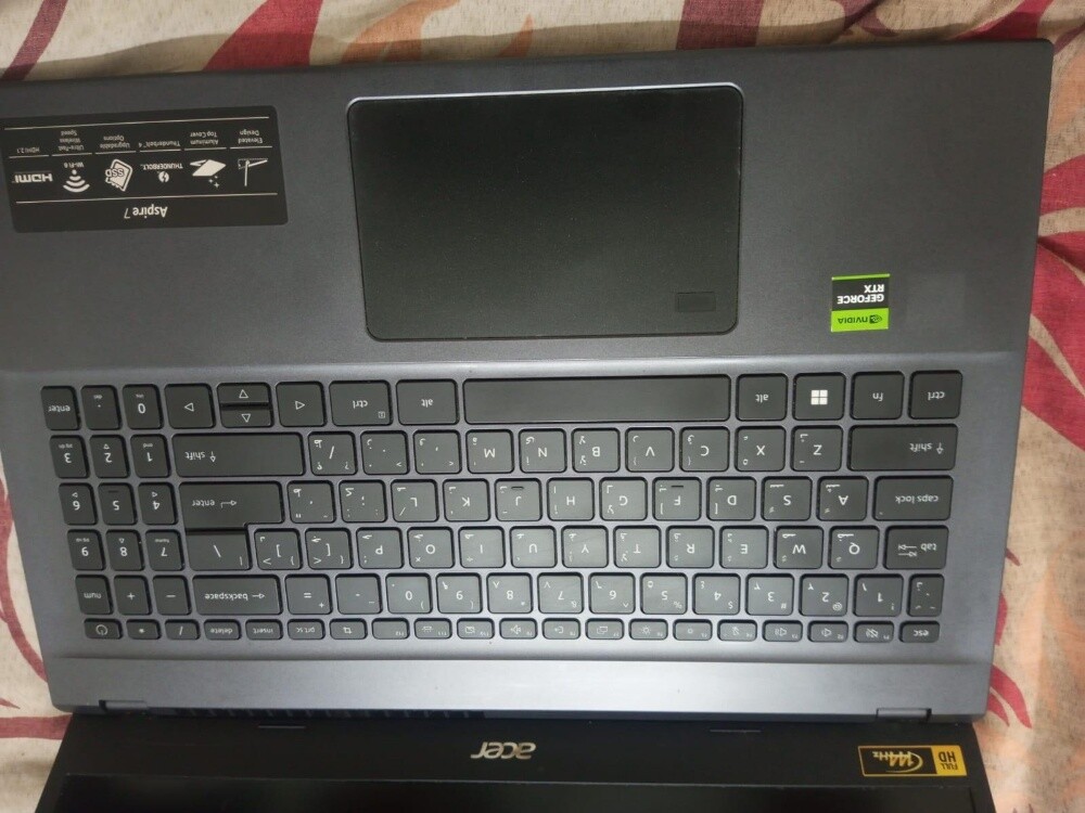 Acer Aspire 7 i5-12 rtx 3050 - 5