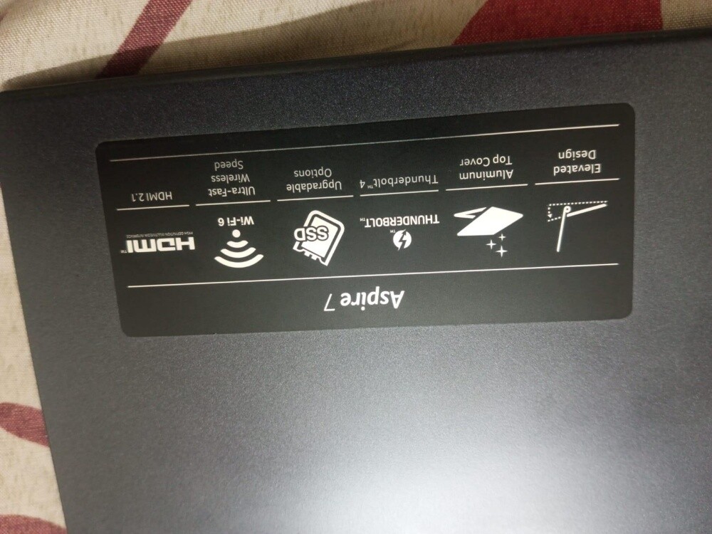 Acer Aspire 7 i5-12 rtx 3050 - 3