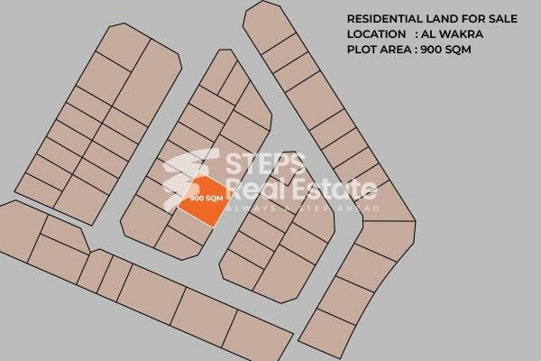 أرض سكنية للبيع في الوكرة - 1