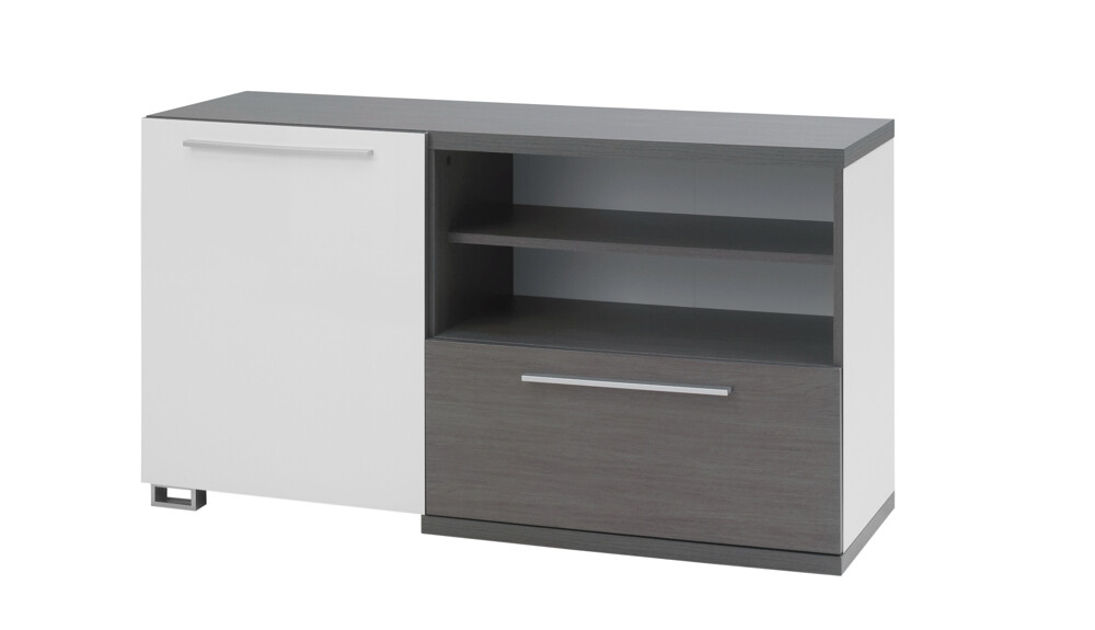 Corner Desk & Two Storages - 3