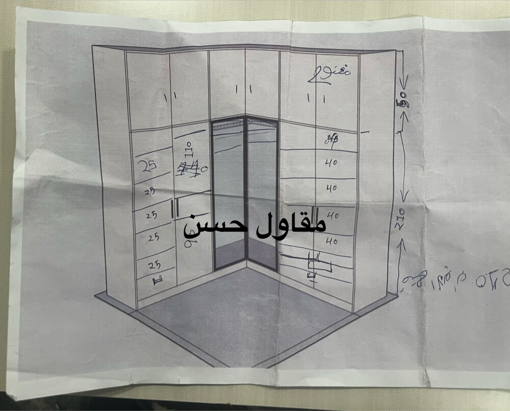 أعمال خزانات غرف النوم المنزلية  - 1
