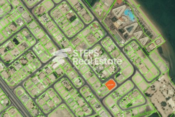 أرض سكنية وإطلالة مدينة بالخور - 3