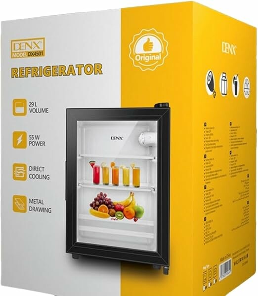 DENX DX4501 Mini Fridge 29L - 4