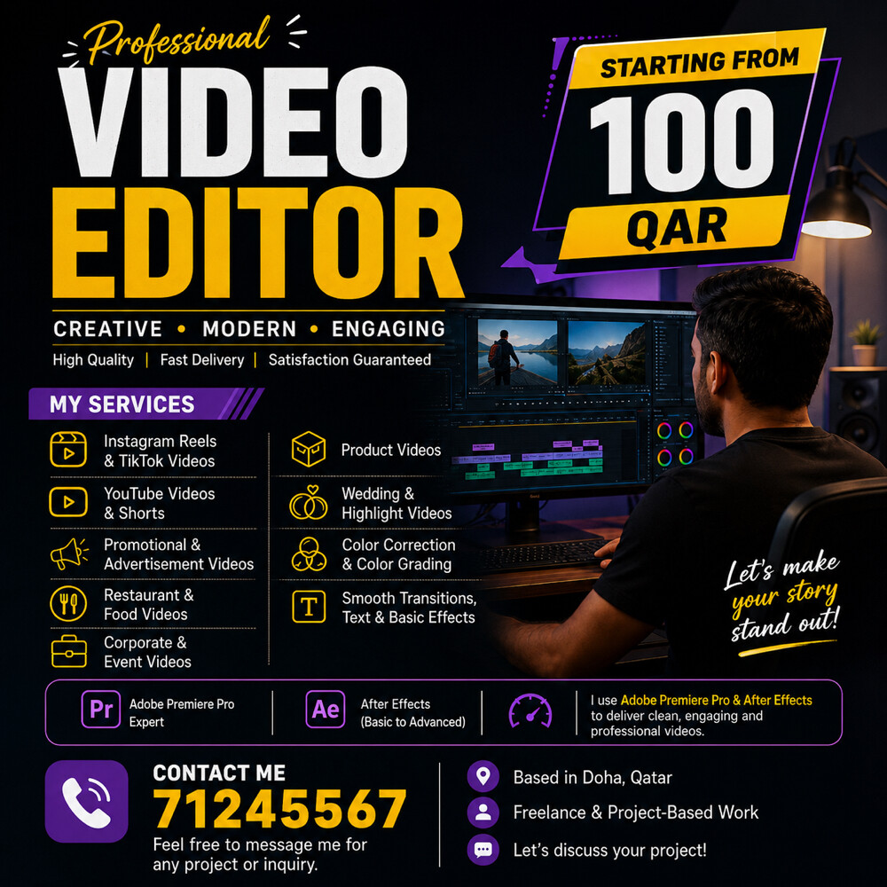 Professional Video Editing Services - 1