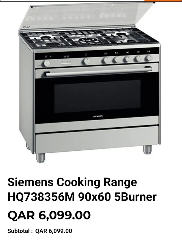 SIEMENS Made in Italy Stove sale - 10