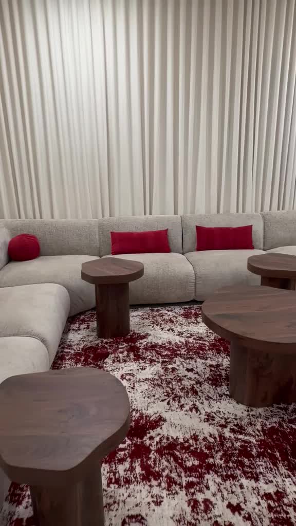 woody style tables living room  - 3