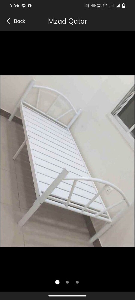 سرير مزدوج مع مرتبة للبيع - 2
