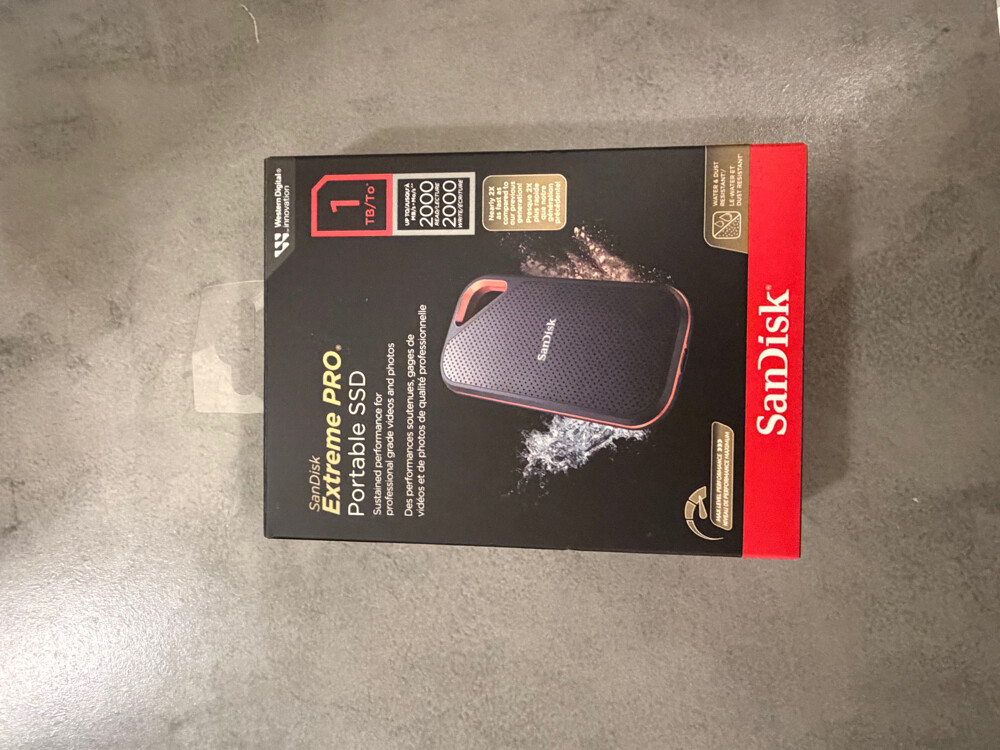 SanDisk Extreme pro portable SSD  - 2
