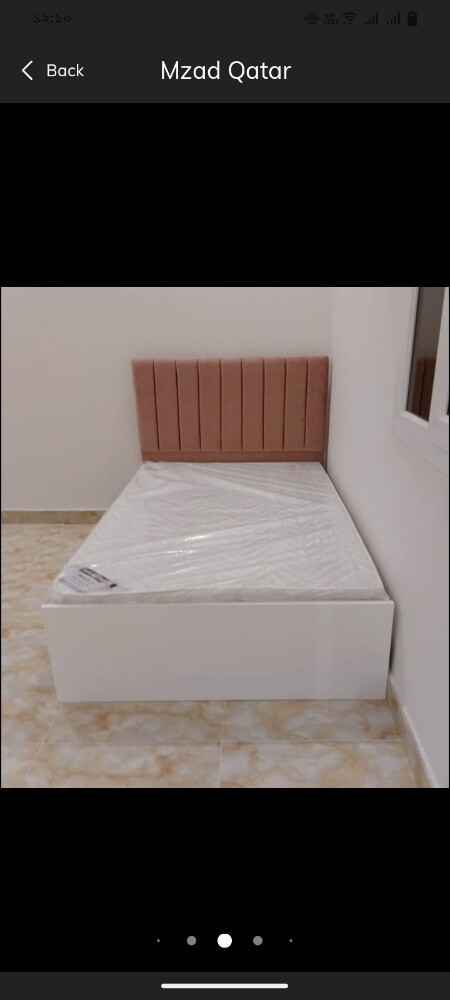 سرير مزدوج مع مرتبة للبيع - 7