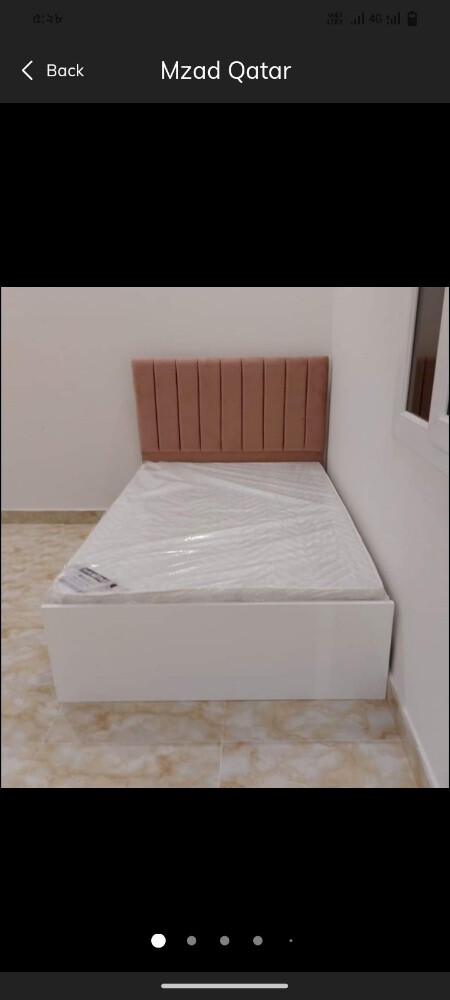 سرير مزدوج مع مرتبة للبيع - 4