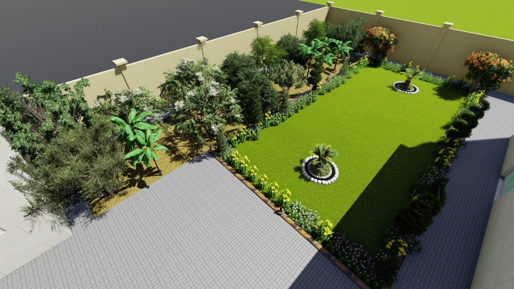 Farmer and garden designer, irrigat - 3