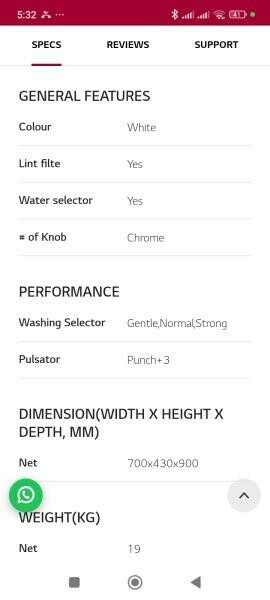 LG washing machine - 3