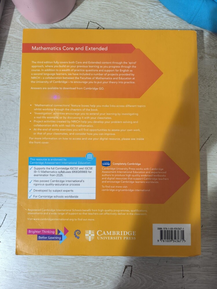 6 IGCSE Books for Sale - 9