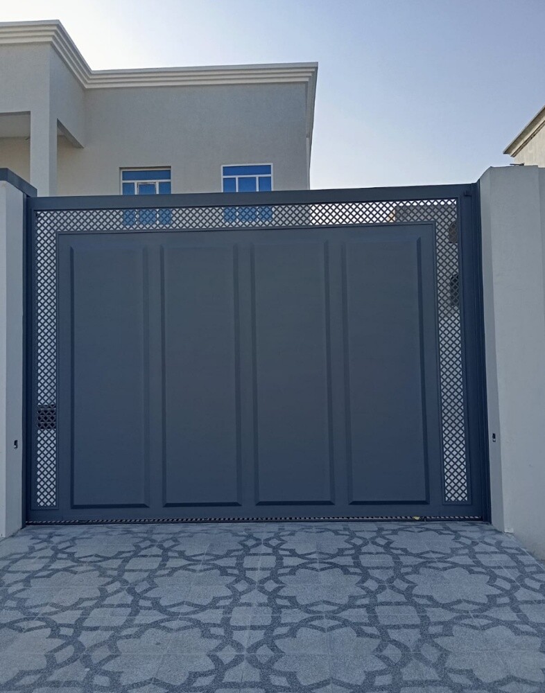 all steel handrails door pergola - 21