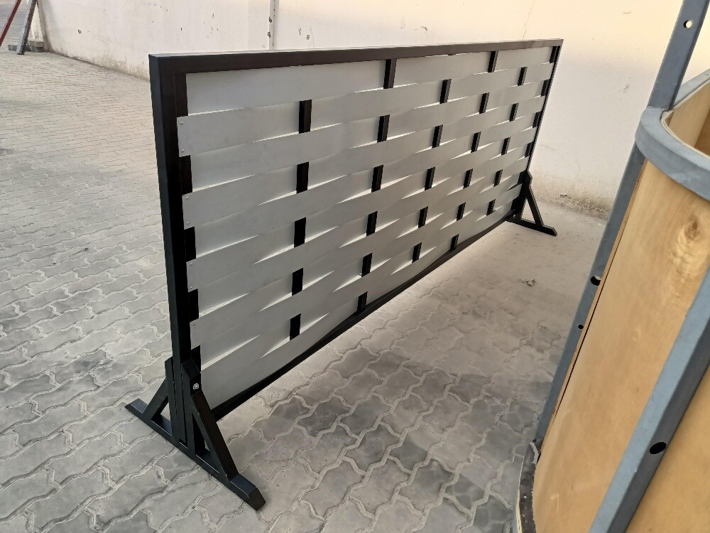 all steel handrails door pergola - 20