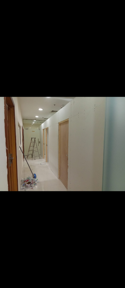 Gypsum board and painting - 8