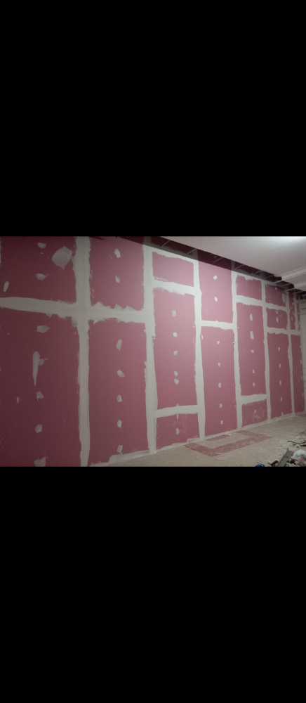 Gypsum board and painting - 9