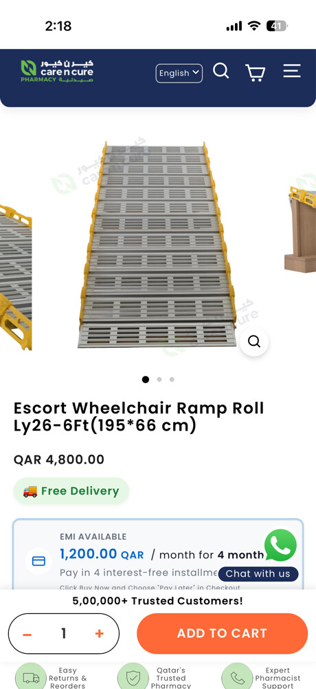 roll ramp handle 350 kg  - 2