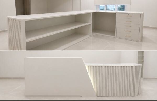 Modern Custom Reception Desk - 1