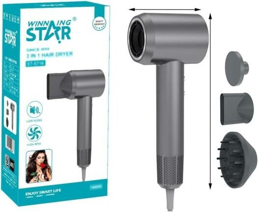 WINNING STAR 3-in-1 Hair Dryer - 6