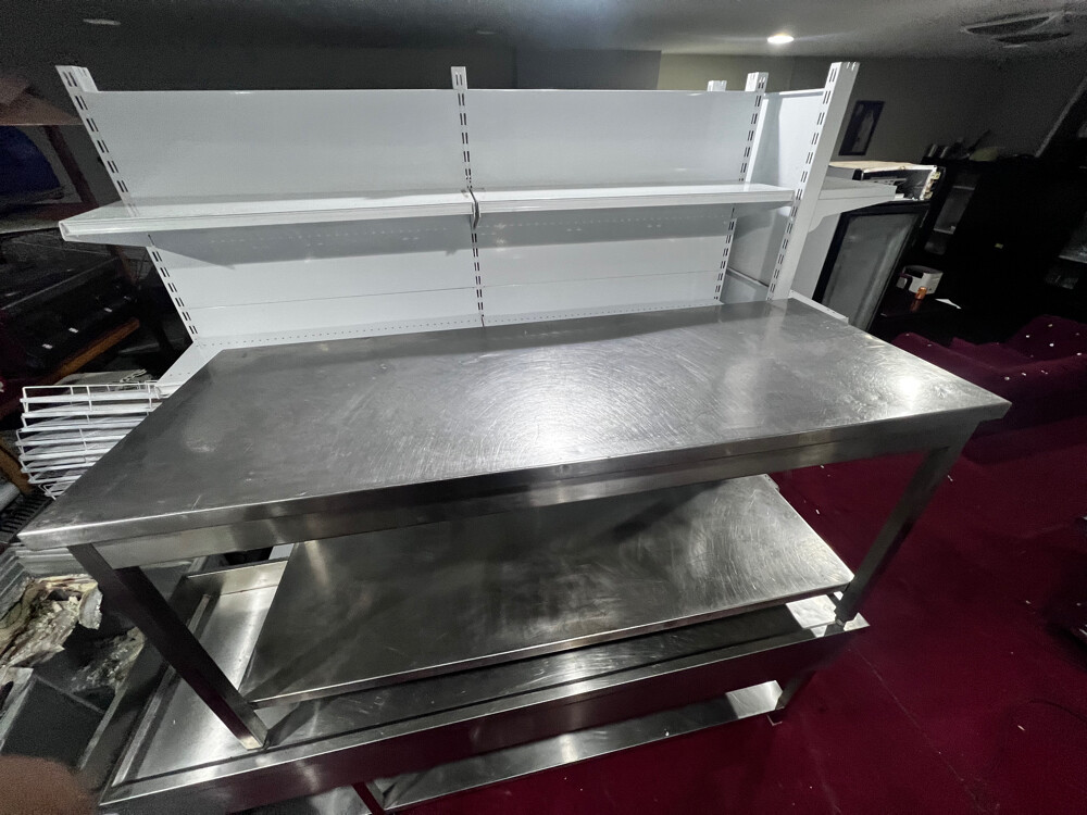 steel table - 2