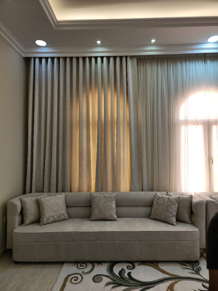 sofa and curtain - 2