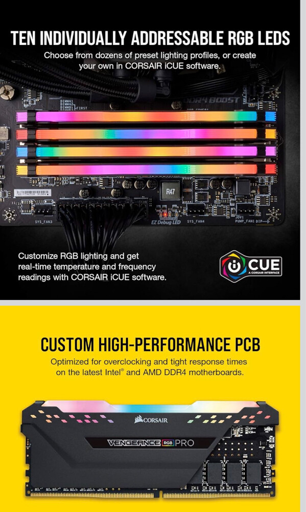 corsair ram ddr4 32 go  - 2
