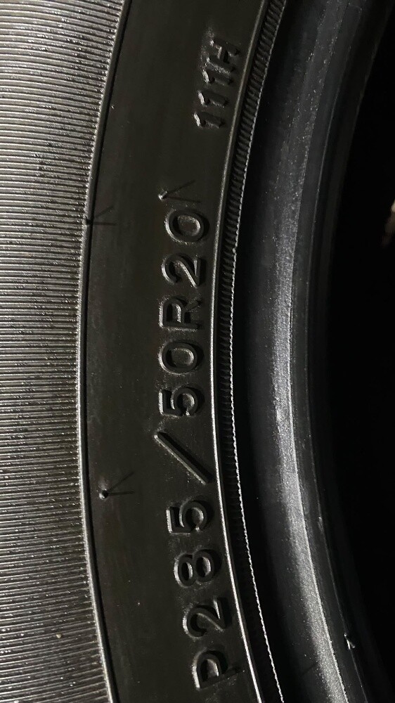 285/50/20# GooD year brand tire - 5