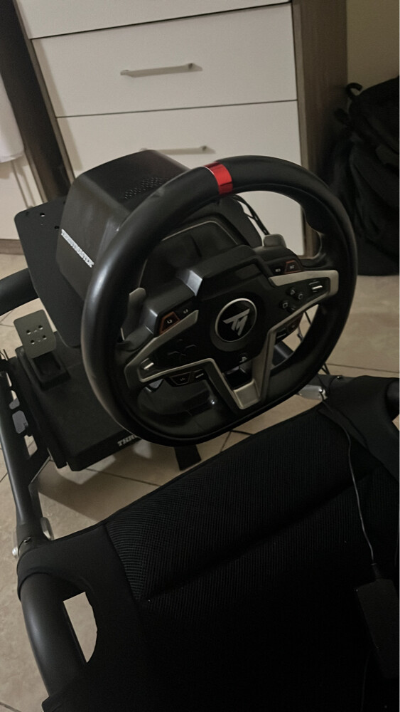 full racing simulator set up  - 2