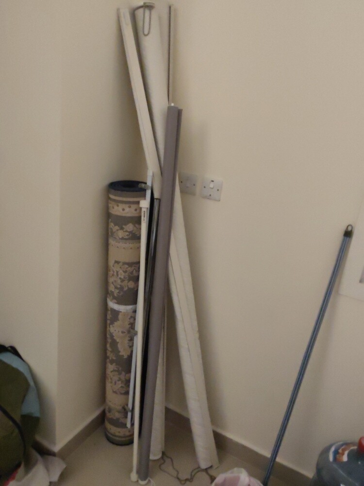 curtains with rods and black out - 1
