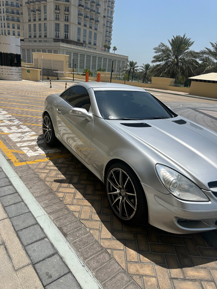 Mercedes SLk 2006 silver color - 4