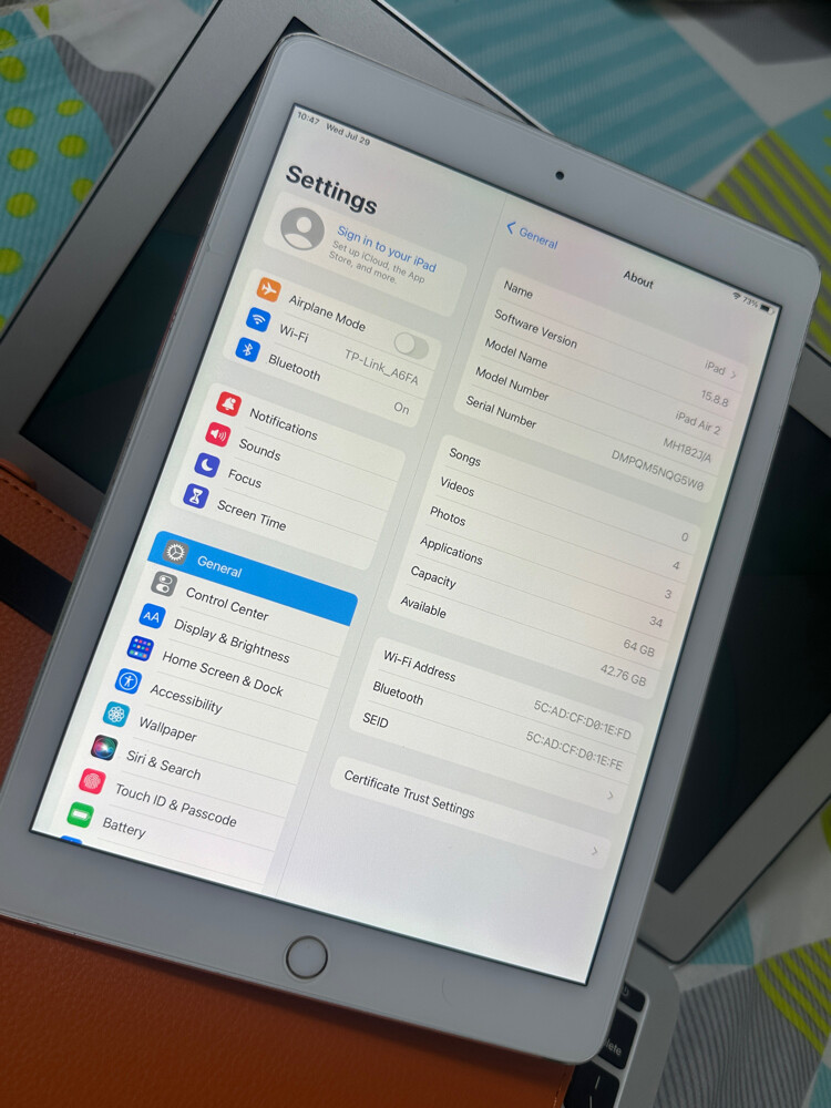 iPad Air 2th generation 64gb - 2