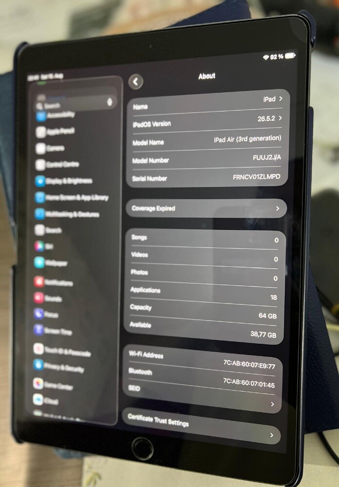iPad Air3 /64gb/Wifi - 3