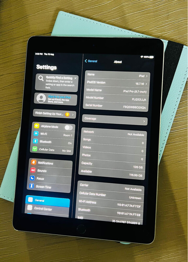 iPad Pro 9.7 inches 128gb  - 2