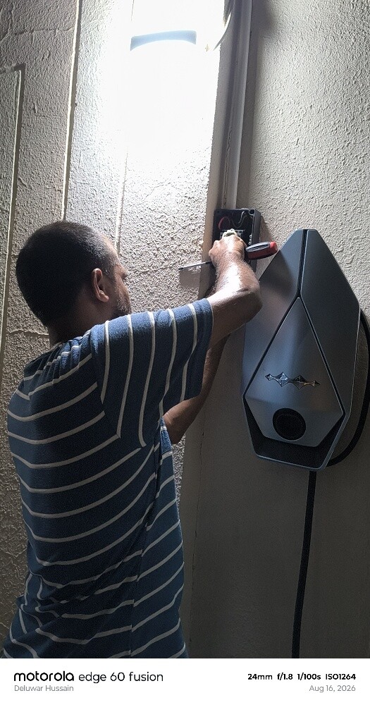 All Ev charger installation in qata - 3