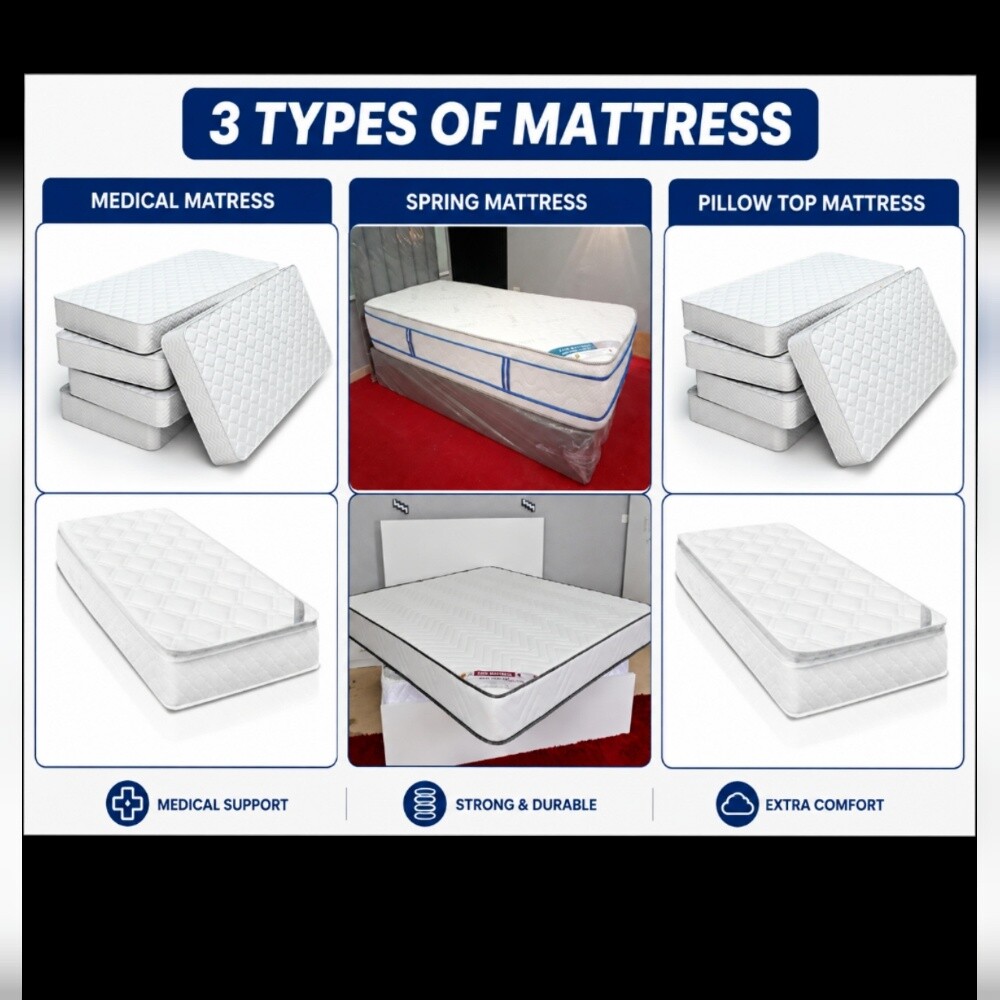 New all size mattaress available ha - 2